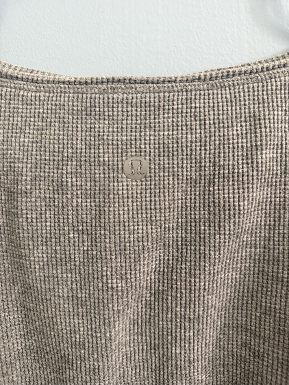 Lululemon Gray Waffle Knit Back in Action - Picture 7 of 9